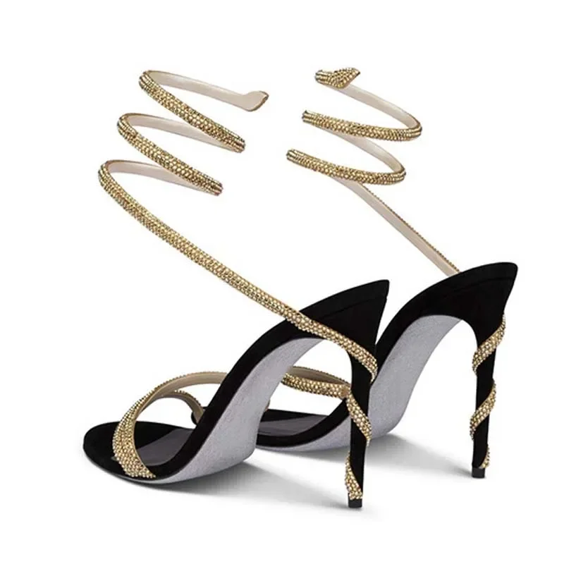 Wedding Fx - Eilyken Fashion Crystal Stiletto High Heels