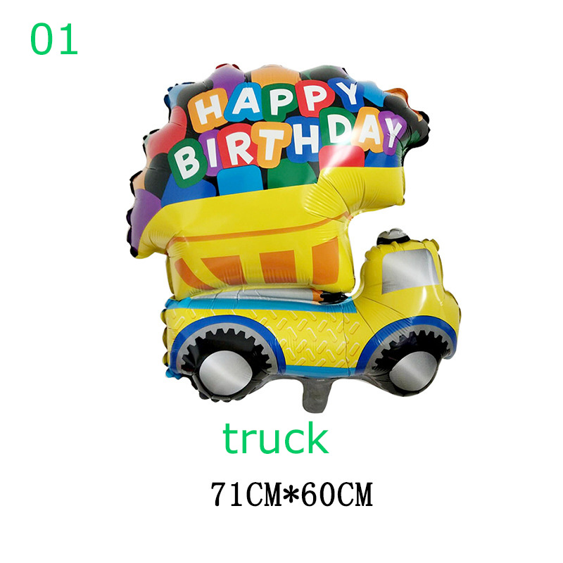 1PC Cartoon Car Balloons Fire  - огляд і ціна Wedding Qq