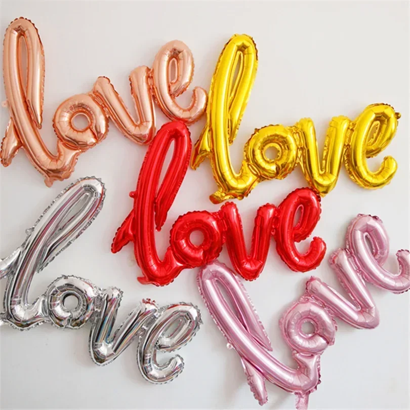 1pc Small Love Letter Foil Bal - огляд і ціна Wedding Qq