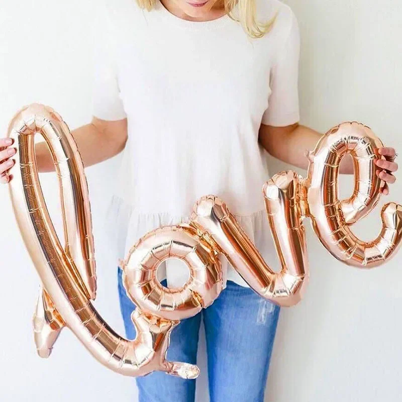 1pc Small Love Letter Foil Bal - огляд і ціна Wedding Qq