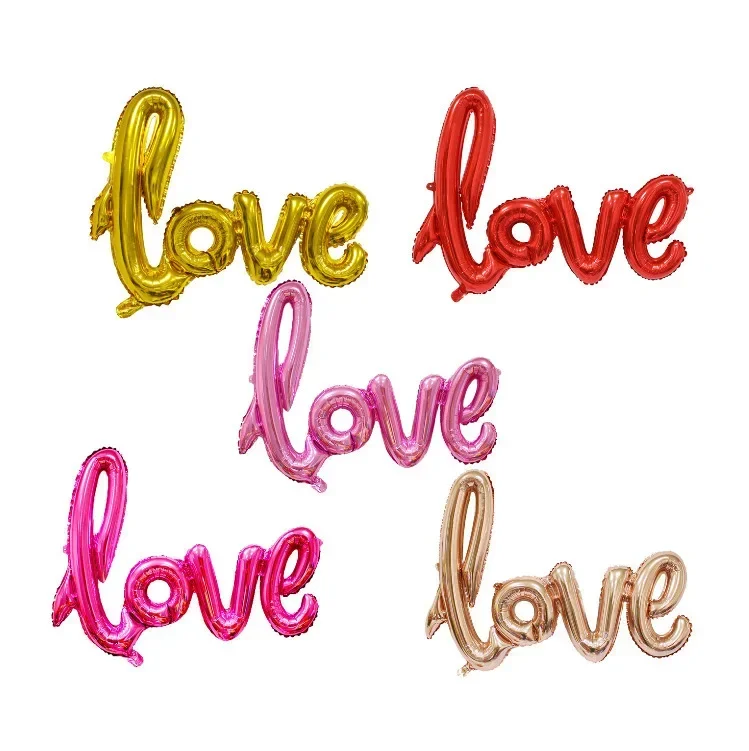 1pc Small Love Letter Foil Bal - огляд і ціна Wedding Qq