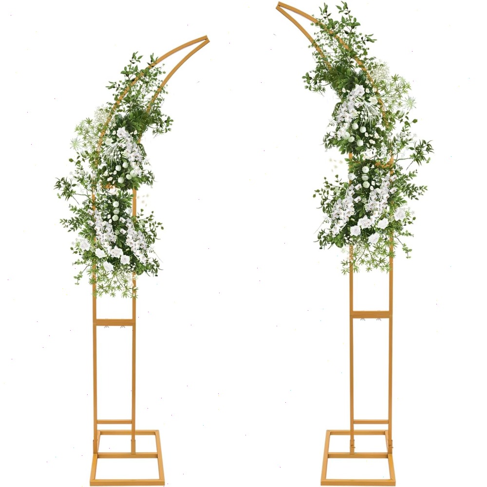 2Pcs Curved Wedding Arch Backd - огляд і ціна Wedding Balloon Arch