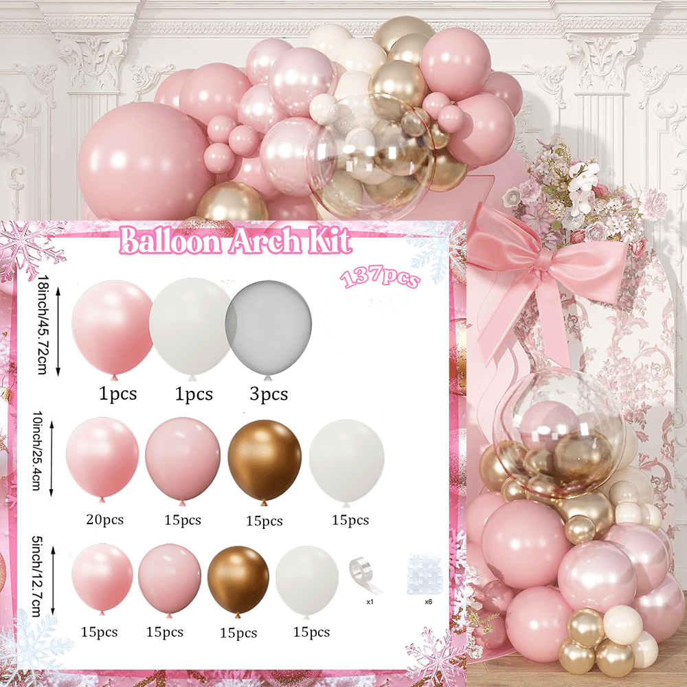 137pcs Vintage Pink Rose White - огляд і ціна Wedding Supply Kit