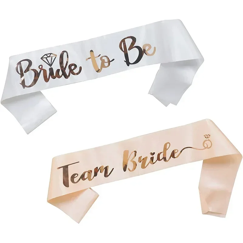 1Set Rose Gold Team Bride To B - огляд і ціна Bride Tribe Sash