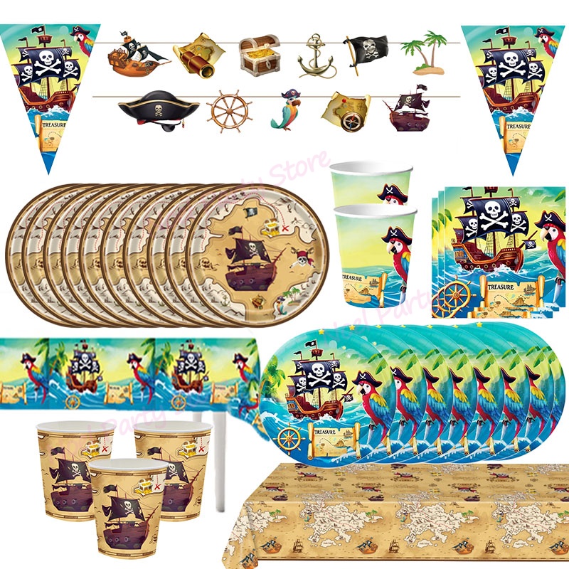 Pirate Theme Birthday Party De - огляд і ціна Wedding Supply Kit