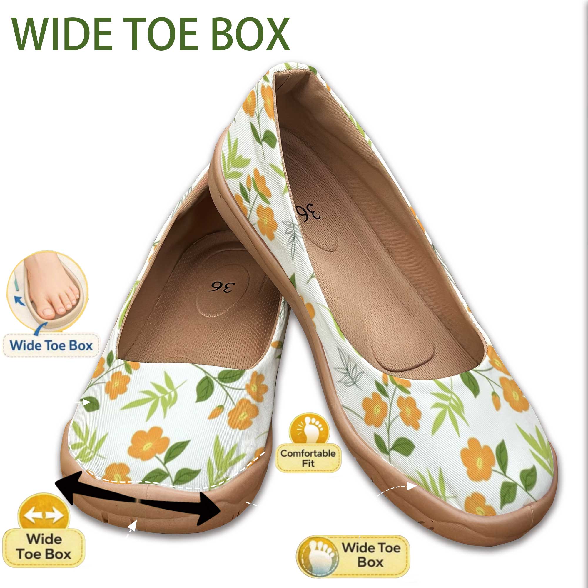 Good News for Wide Feet! Wide- - огляд і ціна Good Floral & Wedding Decor Supply