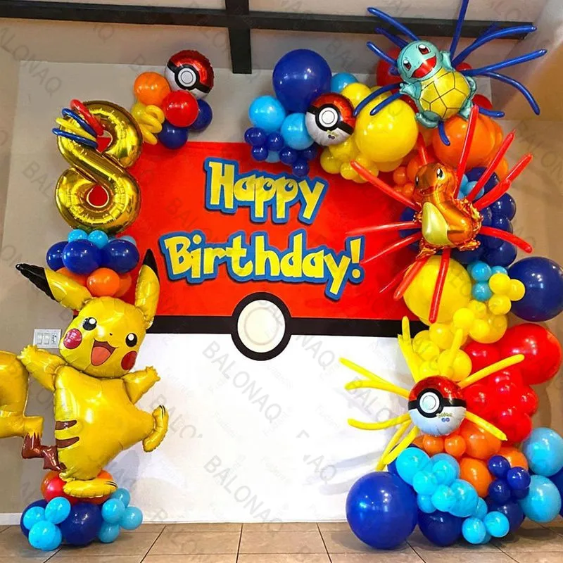 84pcs Pikachu Party Balloons G - огляд і ціна Wedding Supply Kit