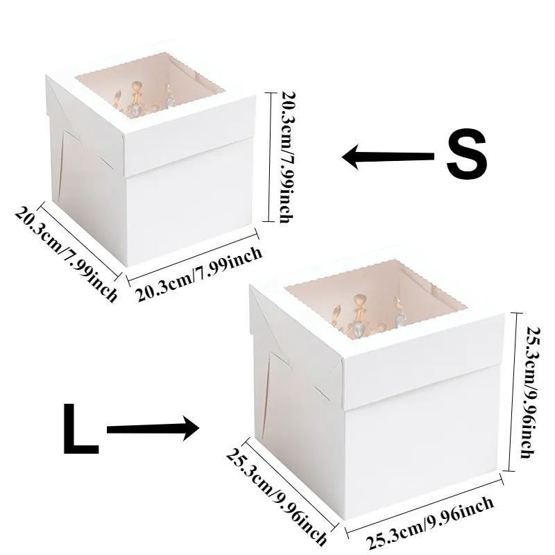 yes2/4/6PCS Disposable White C - огляд і ціна Wedding Cake Supply