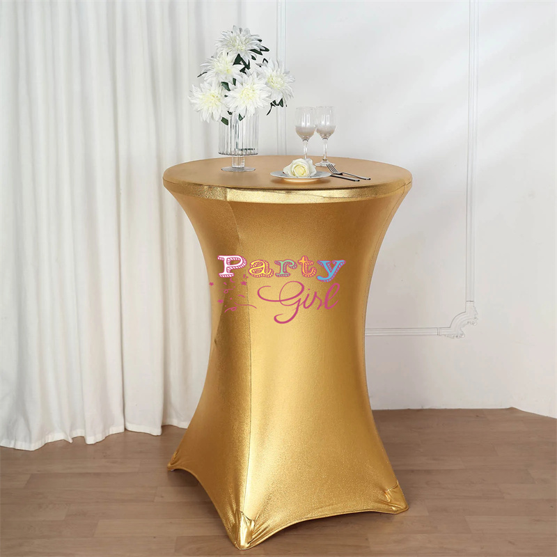 Hot Sale Metallic Spandex Tabl - огляд і ціна Wedding Qq