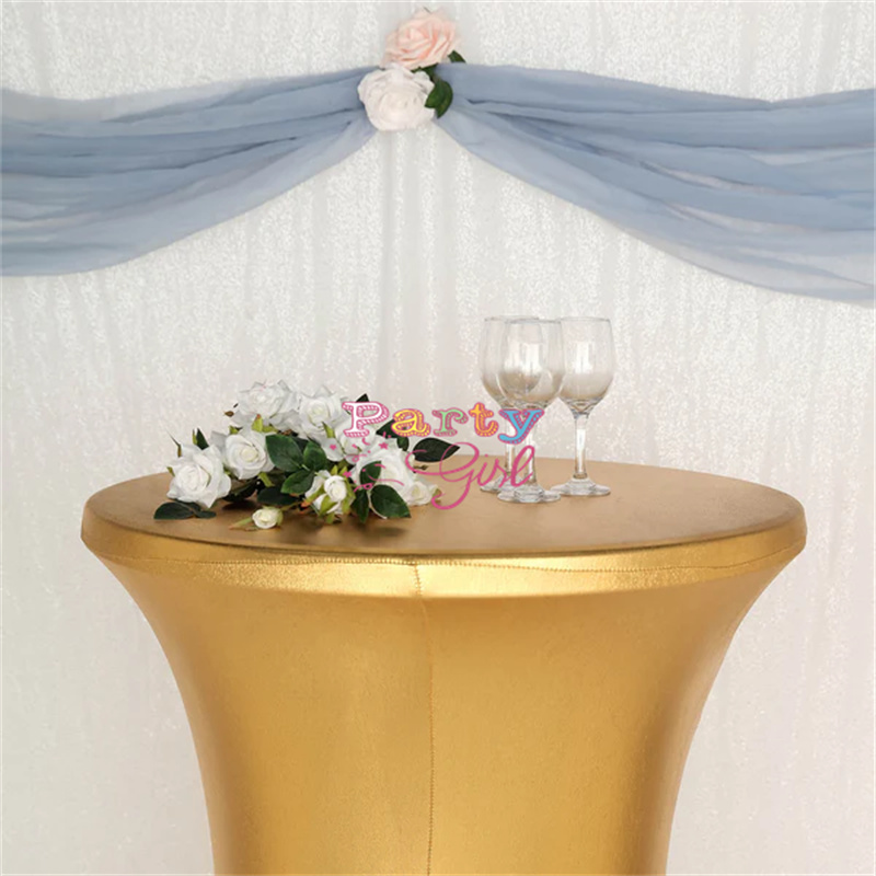 Hot Sale Metallic Spandex Tabl - огляд і ціна Wedding Qq