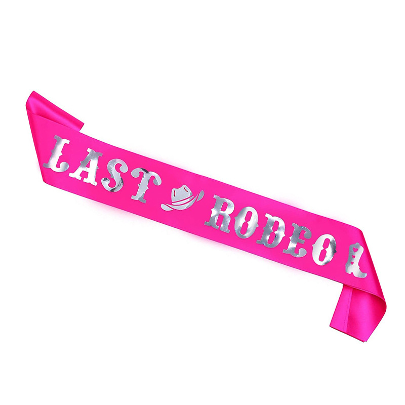 1Pcs Last Rodeo Sash Bachelore - огляд і ціна Bride Tribe Sash