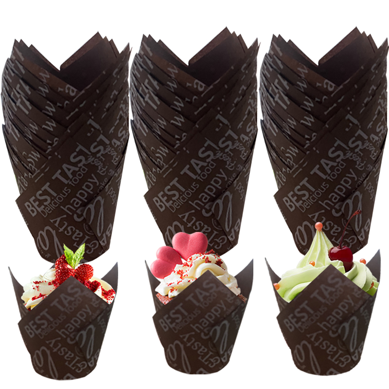 50Pcs/100Pcs Coffee-Themed Tul - огляд і ціна Wedding Cake Supply