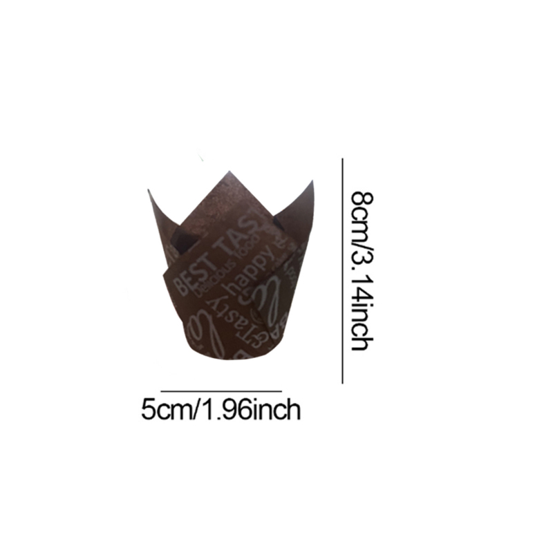 50Pcs/100Pcs Coffee-Themed Tul - огляд і ціна Wedding Cake Supply