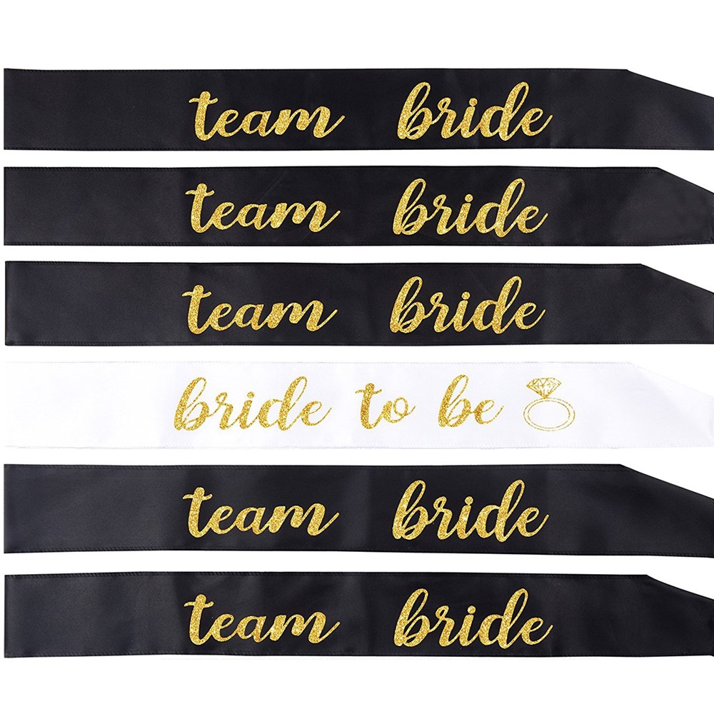 1set Wedding Bride To Be Team  - огляд і ціна Bride Tribe Sash