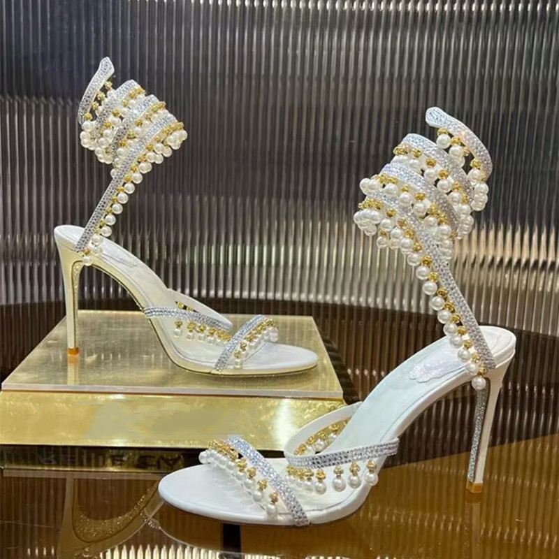 Luxury Rhinestones Pearls Tass - огляд і ціна Wedding Fx