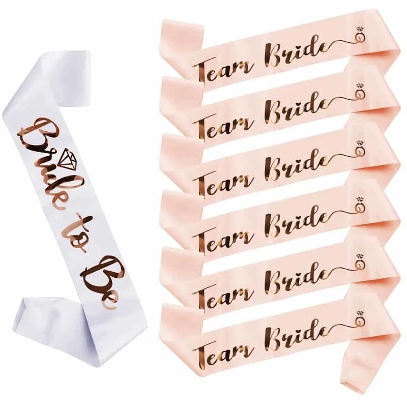 1Set Bride To Be Team Bride Sa - огляд і ціна Bride Tribe Sash