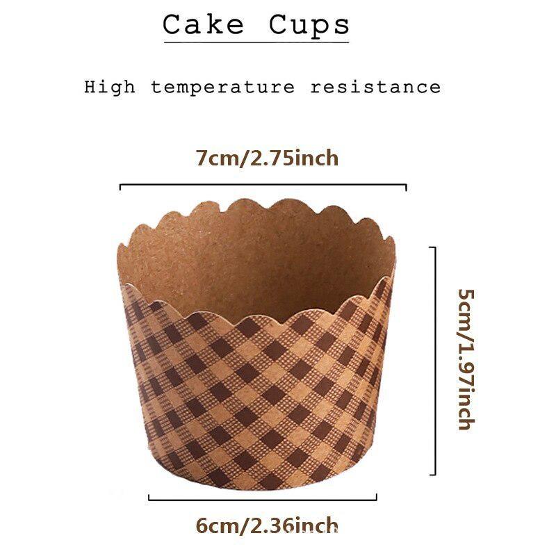 50Pcs/Pack Cupcake Paper Cups  - огляд і ціна Wedding Cake Supply