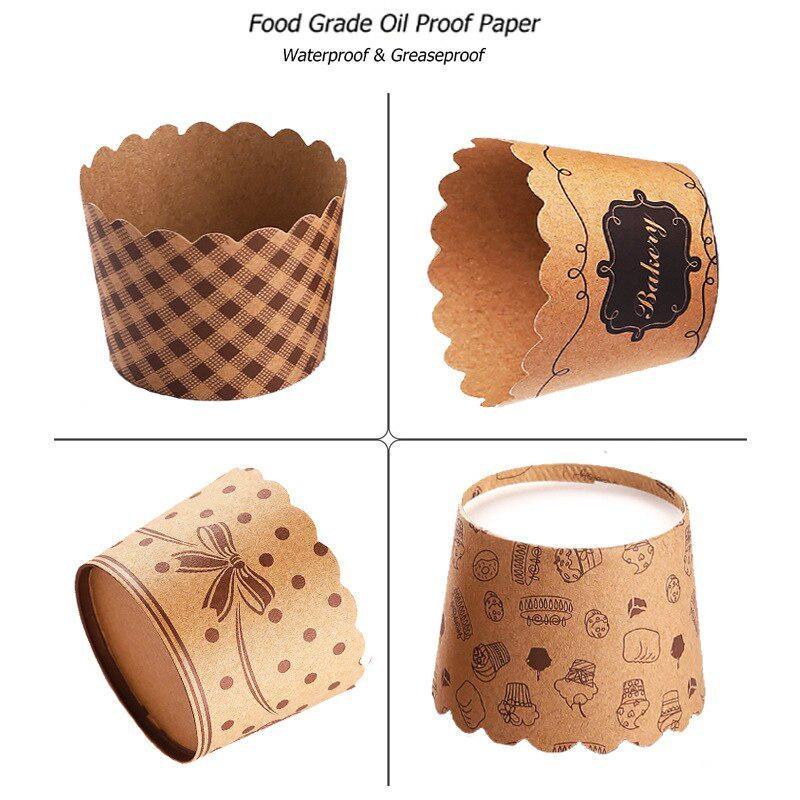 50Pcs/Pack Cupcake Paper Cups  - огляд і ціна Wedding Cake Supply