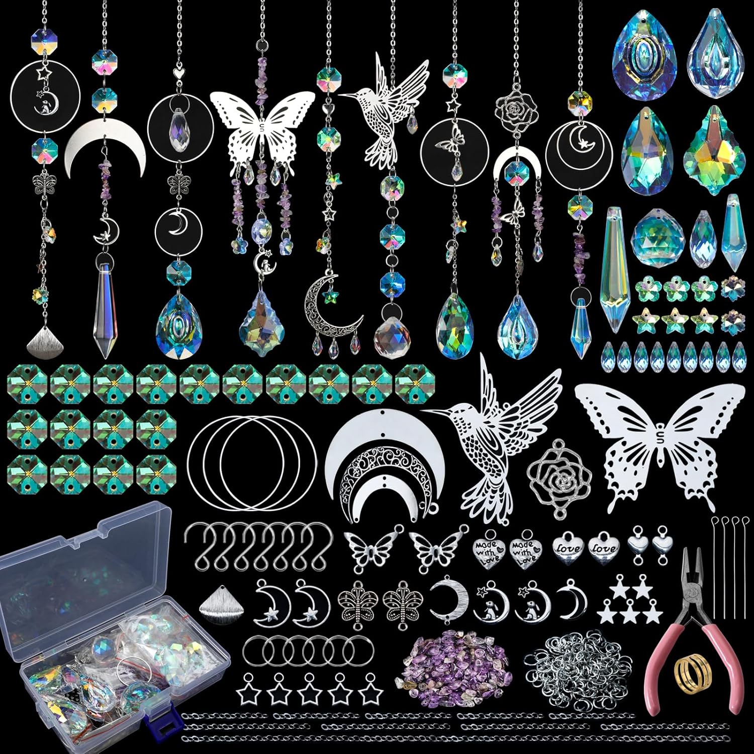 DIY 400pcs SunCatchers Making  - огляд і ціна Wedding Supply Kit