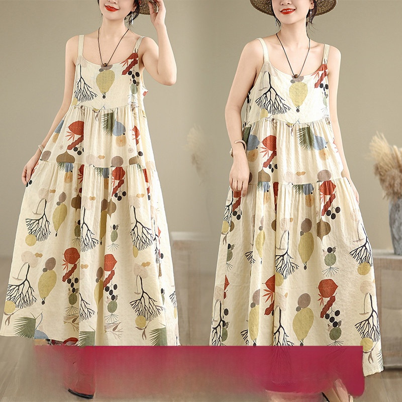 Floral Cotton Linen Maxi Dress - огляд і ціна Good Floral & Wedding Decor Supply