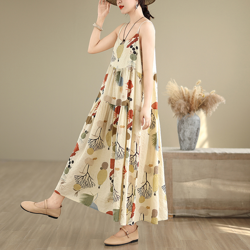 Floral Cotton Linen Maxi Dress - огляд і ціна Good Floral & Wedding Decor Supply