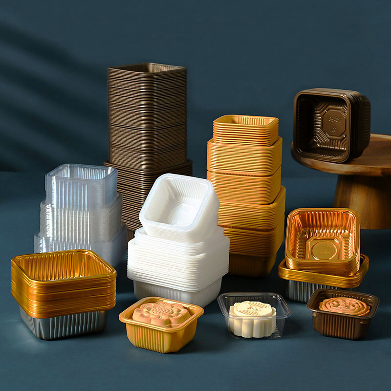 100pcs Mooncake Plastic Tray P - огляд і ціна Wedding Cake Supply