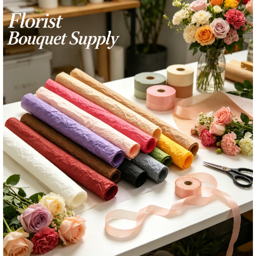 Thick Xuenai Crinkle Floral Wr - огляд і ціна Good Floral & Wedding Decor Supply