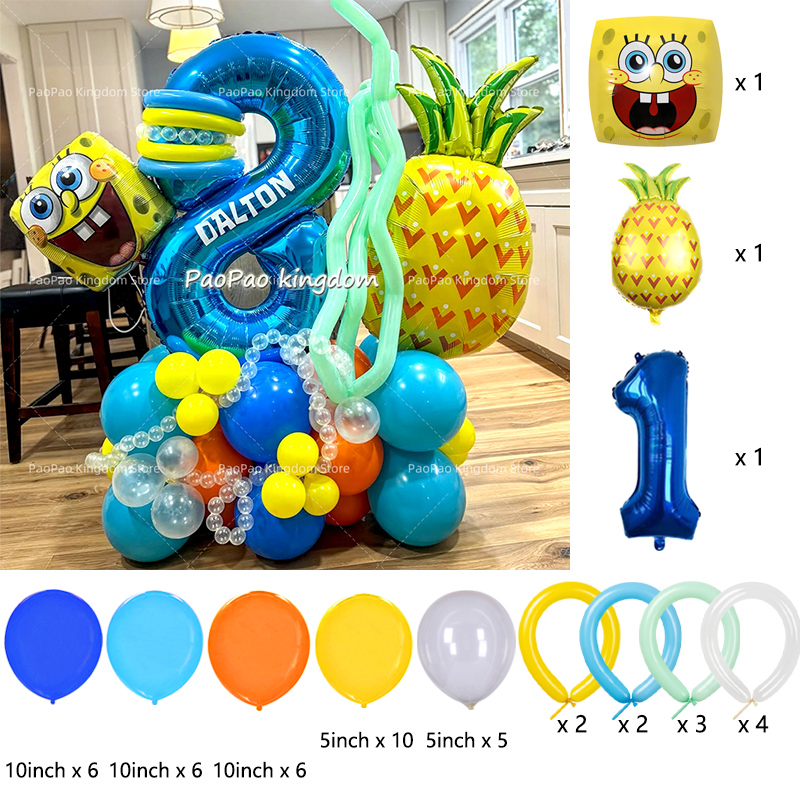 Cartoon SpongeBob Party Balloo - огляд і ціна Wedding Supply Kit