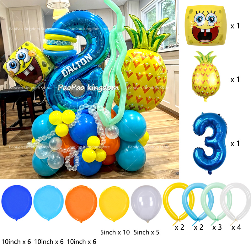 Cartoon SpongeBob Party Balloo - огляд і ціна Wedding Supply Kit