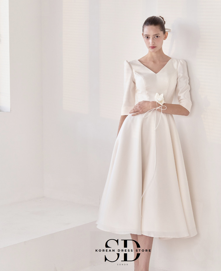 Sondr V-Neck Satin Half Sleeve - огляд і ціна Wedding Qq