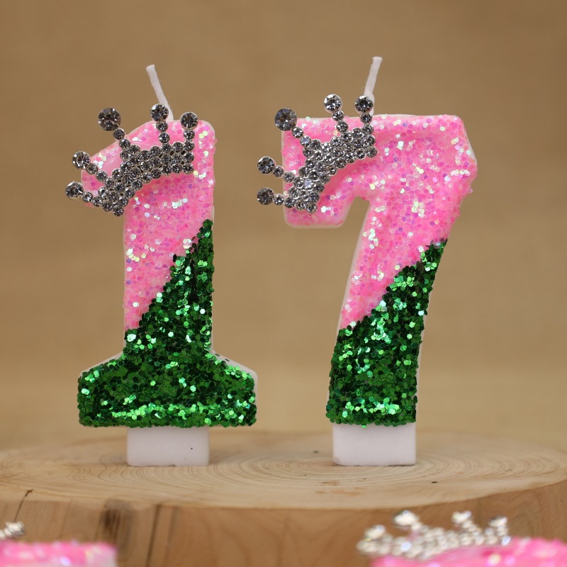 Sparkling Light Green Princess - огляд і ціна Unity Candle Set