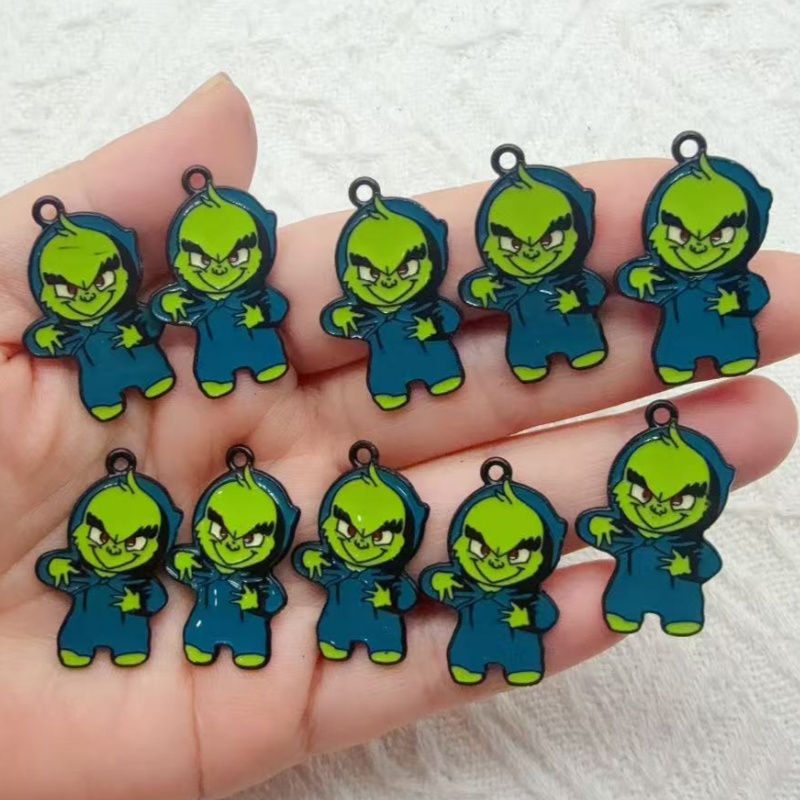 10pcs alloy drip oil cartoon C - огляд і ціна Wedding Yes