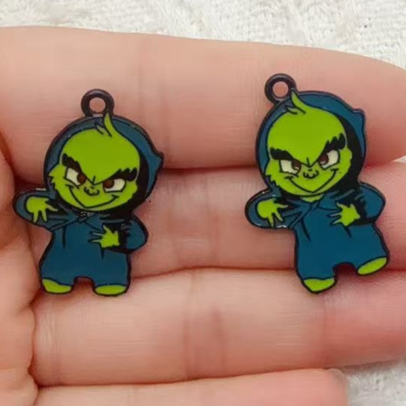 10pcs alloy drip oil cartoon C - огляд і ціна Wedding Yes