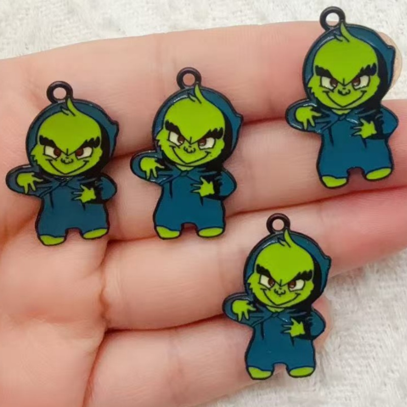 10pcs alloy drip oil cartoon C - огляд і ціна Wedding Yes