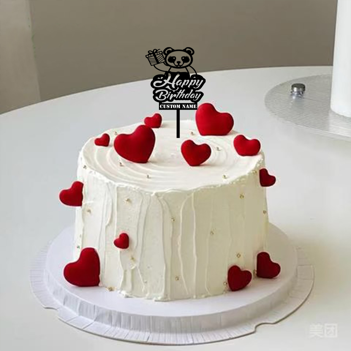 1PC Cute Happy birthday wishes - огляд і ціна Wedding Cake Supply